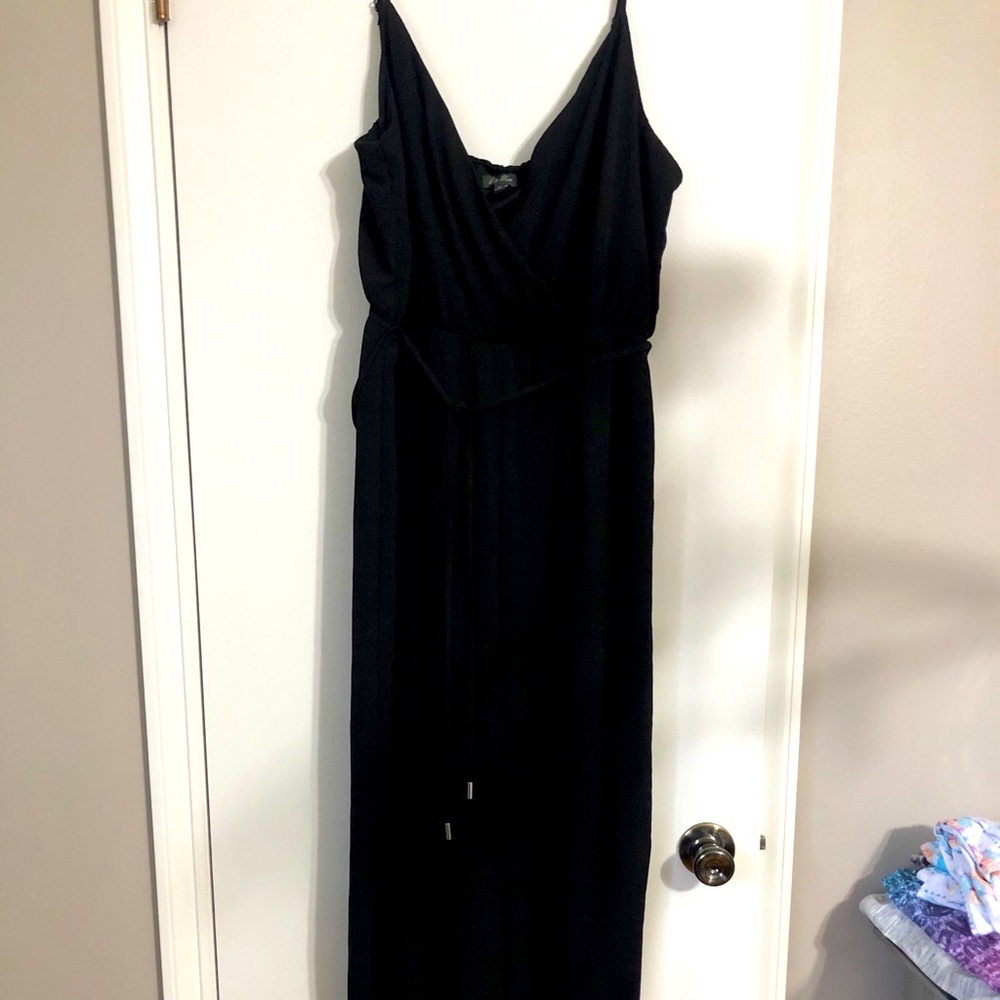 Black Spaghetti Strap Jumpsuit